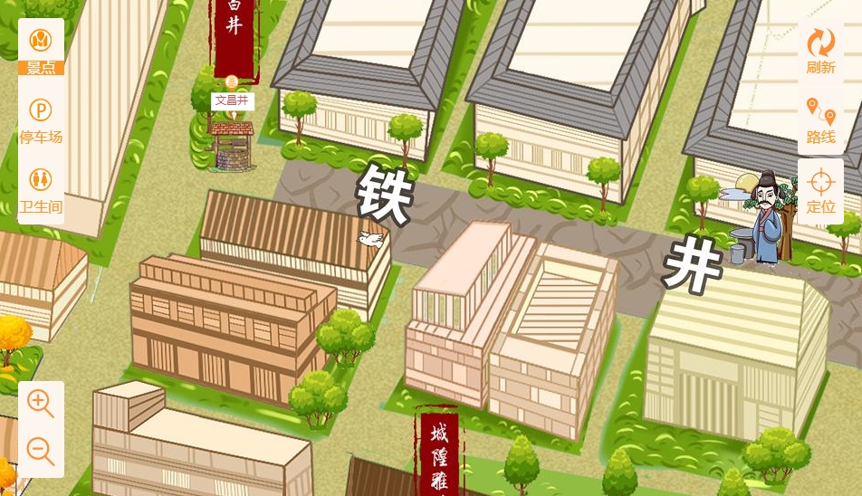 长征镇智慧景区：手绘地图与语音导览的完美融合